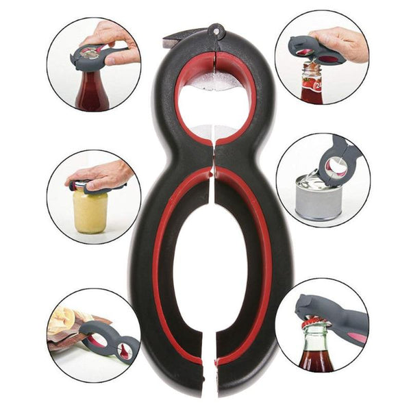 Dropship Multifunctional Bottle Cap Opener Tin Opener Lid Opener